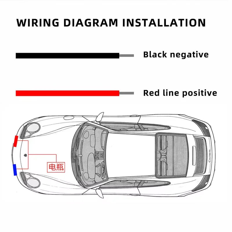 Car Front Grille Strobe Police Lights 4 In 1 Red Blue Flash Warning Emergency Lamp With Wireless Remote Control for Truck Van