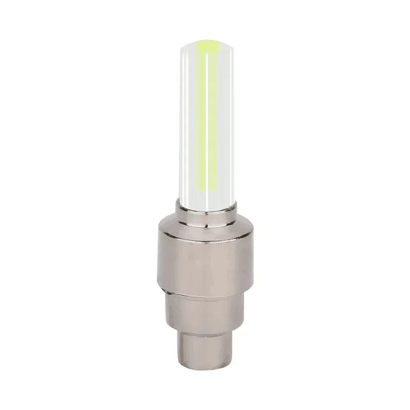 Bicycle Wheel Light Motion Sensor LED Light Waterproof Mini Neon Light Tire Nozzle Valve Cap Light for Car Motorcycle Bicycle