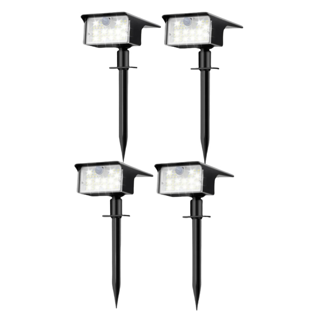 Solar Spot Lights Outdoor Motion Sensor, [62 LED]3 Modes Solar Landscape Spotlights Outdoor Waterproof,  for Yard Garden Patio