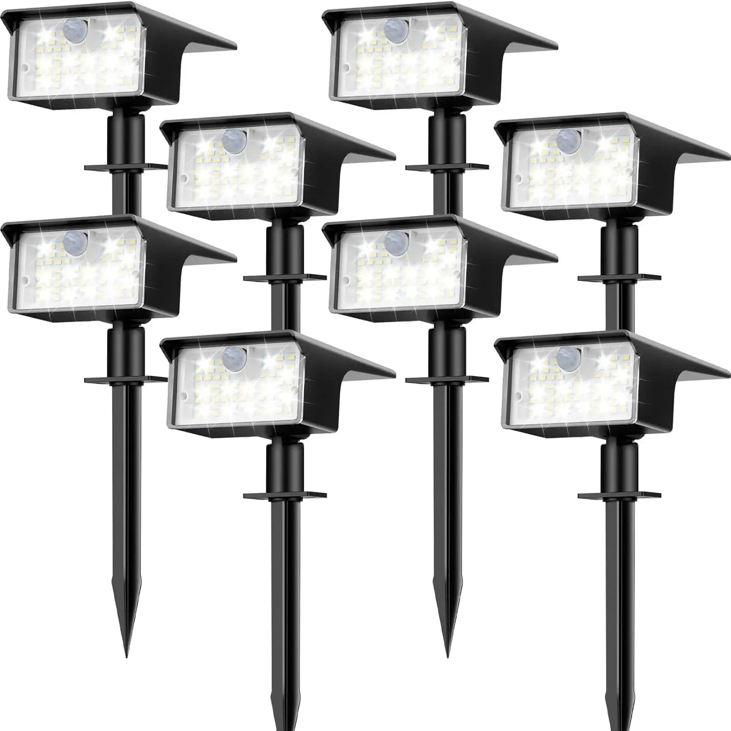 Solar Spot Lights Outdoor Motion Sensor, [62 LED]3 Modes Solar Landscape Spotlights Outdoor Waterproof,  for Yard Garden Patio