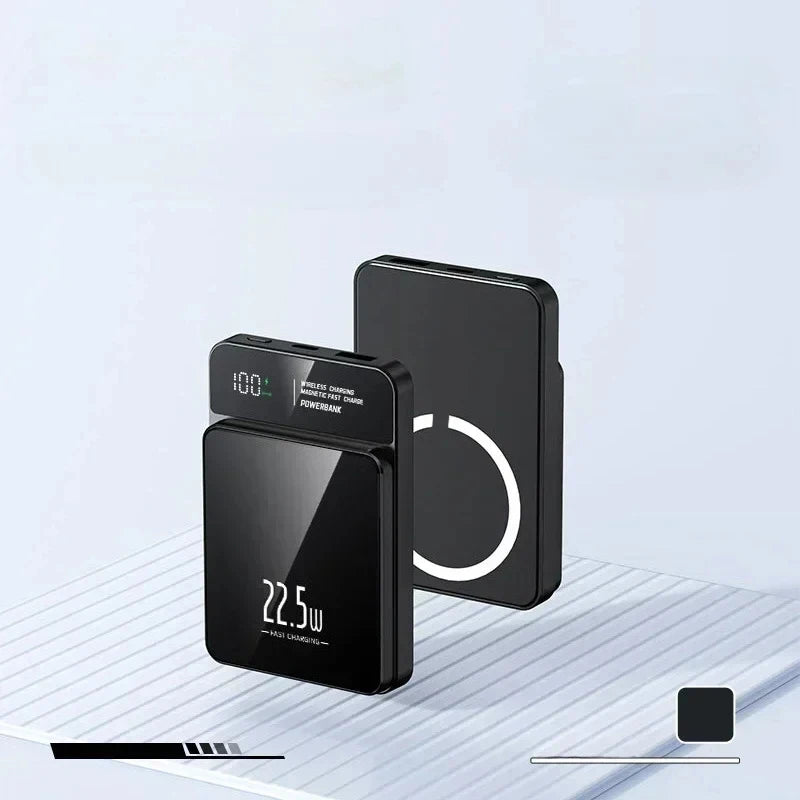 30000mAh Fast charging Magnetic 22.5W Wireless Small Portable Power Bank Emergency Power Supply For iPhone 12 13 14 15 16 Xiaomi