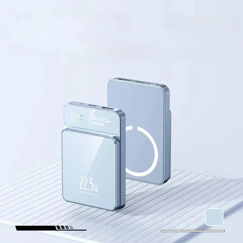 30000mAh Fast charging Magnetic 22.5W Wireless Small Portable Power Bank Emergency Power Supply For iPhone 12 13 14 15 16 Xiaomi