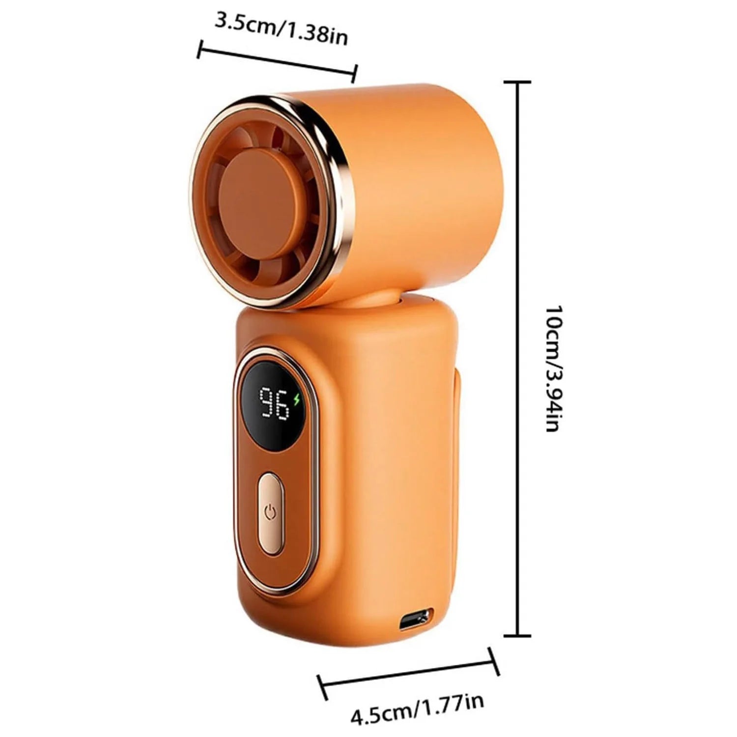 2026 Hot Portable Mini Fan Handheld Cooling Small Fan 5 Speed 3000mAh LED Display 180° Adjustable Clip USB Rechargeable Fans