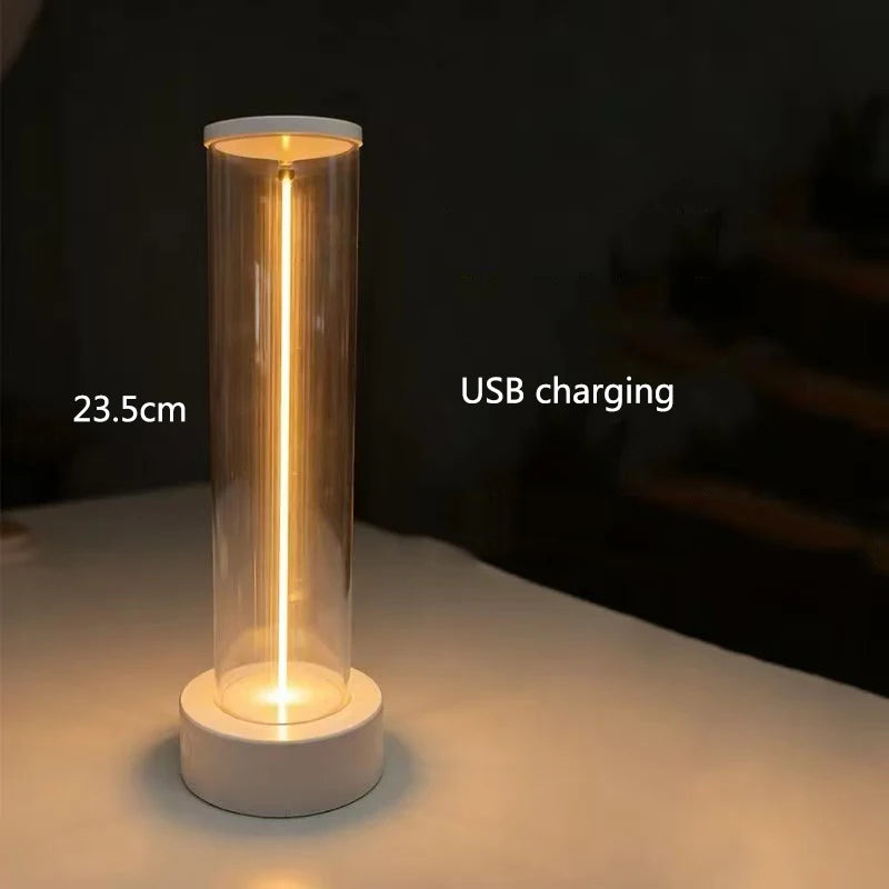 Wireless Portable LED Desk Lamp, Rechargeable Design, Magnetic Desk Lamp, With Touch Sensor, Three-Level Dimming For Bedroom