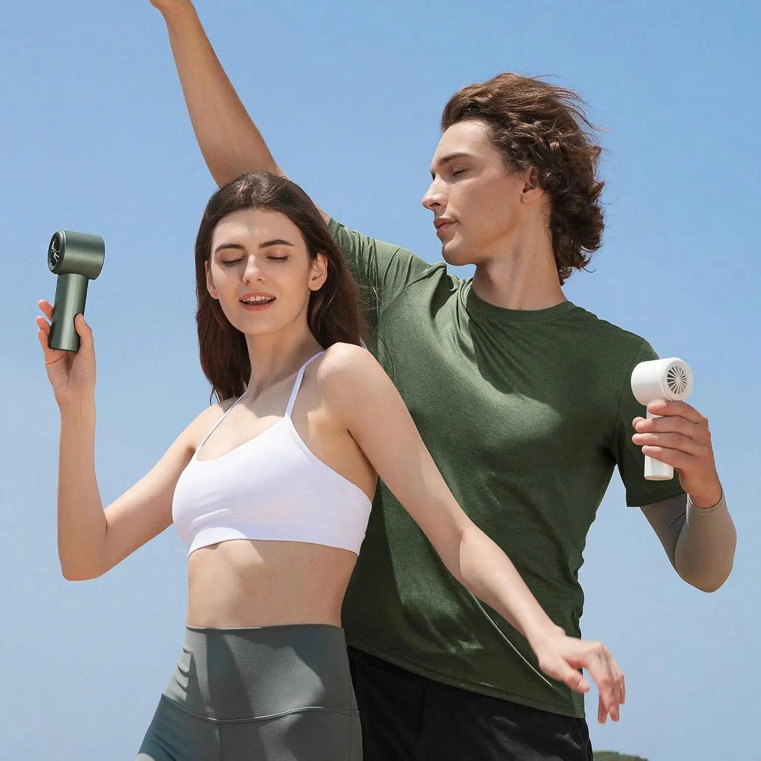 Draagbare Turbo Handventilator – 100 snelheden, 3600mAh