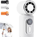 2026 Hot Portable Mini Fan Handheld Cooling Small Fan 5 Speed 3000mAh LED Display 180° Adjustable Clip USB Rechargeable Fans