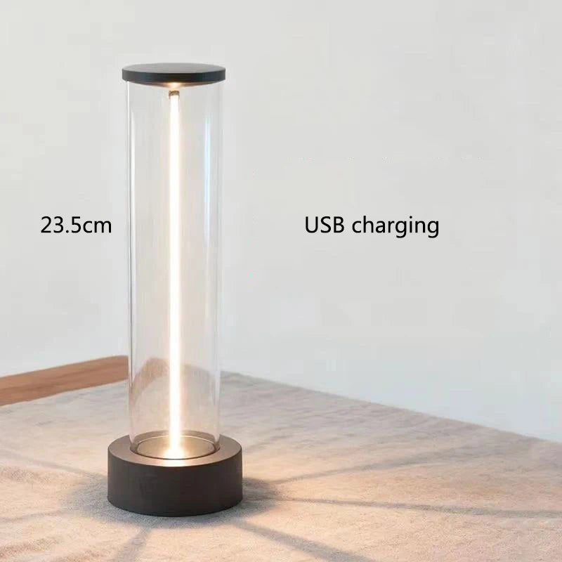 Wireless Portable LED Desk Lamp, Rechargeable Design, Magnetic Desk Lamp, With Touch Sensor, Three-Level Dimming For Bedroom