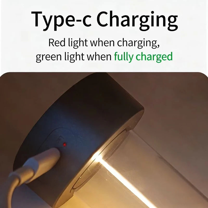 Wireless Portable LED Desk Lamp, Rechargeable Design, Magnetic Desk Lamp, With Touch Sensor, Three-Level Dimming For Bedroom